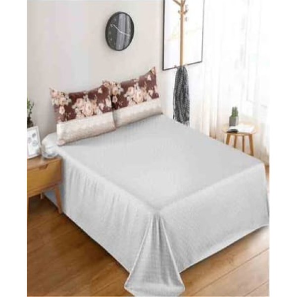 Set lenjerie de pat, din bumbac finet, 6 piese, pat 2 persoane ,floral, 200X230cm, cod A640