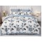 Lenjerie finet 6 piese, luxury design,foral, gri, cod k18