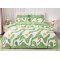 Lenjerie finet 6 piese,luxury design, alb/verde, imprimeu happy, cod K2 Lenjerie finet 6 piese,luxury design, alb/verde, imprimeu happy, cod K2
