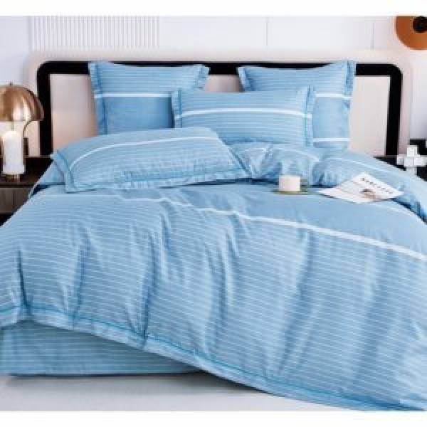 Lenjerie  finet 6 piese,luxury design, bleu, cod G11