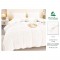 Lenjerie Cocolino, Cu Margine Pentru Pat Dublu, 4 Piese, Alba, Cod - LC55