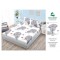 Carceaf cu elastic, bumbac finet, 160x200cm,2 fete de perna 50x70 cm cod H97