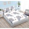 Carceaf cu elastic, bumbac finet, 160x200cm,2 fete de perna 50x70 cm cod H97