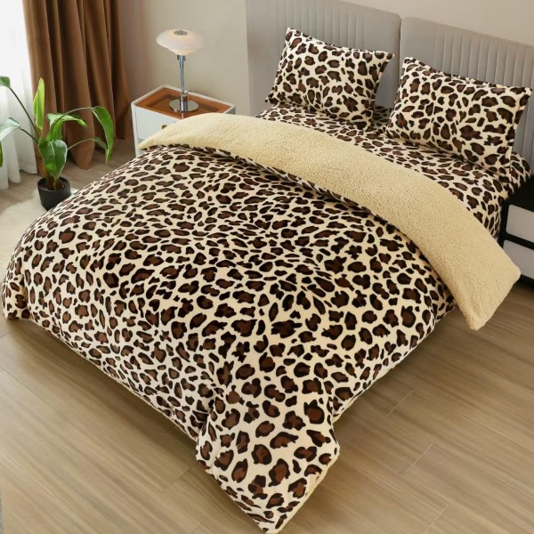 Set de lenjerie de pat Cocolino cu blăniță, 4 Piese, cu Elastic, Pucioasa COD LCB12 Set de lenjerie de pat Cocolino cu blăniță, 4 Piese, cu Elastic, Pucioasa COD LCB12